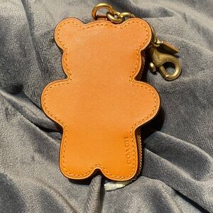 Coach bear bag charm